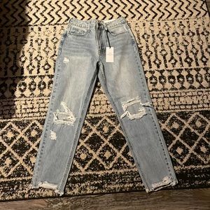 NWT. Pink Lily X Kenna High Rise Boyfriend Jean. Size 3